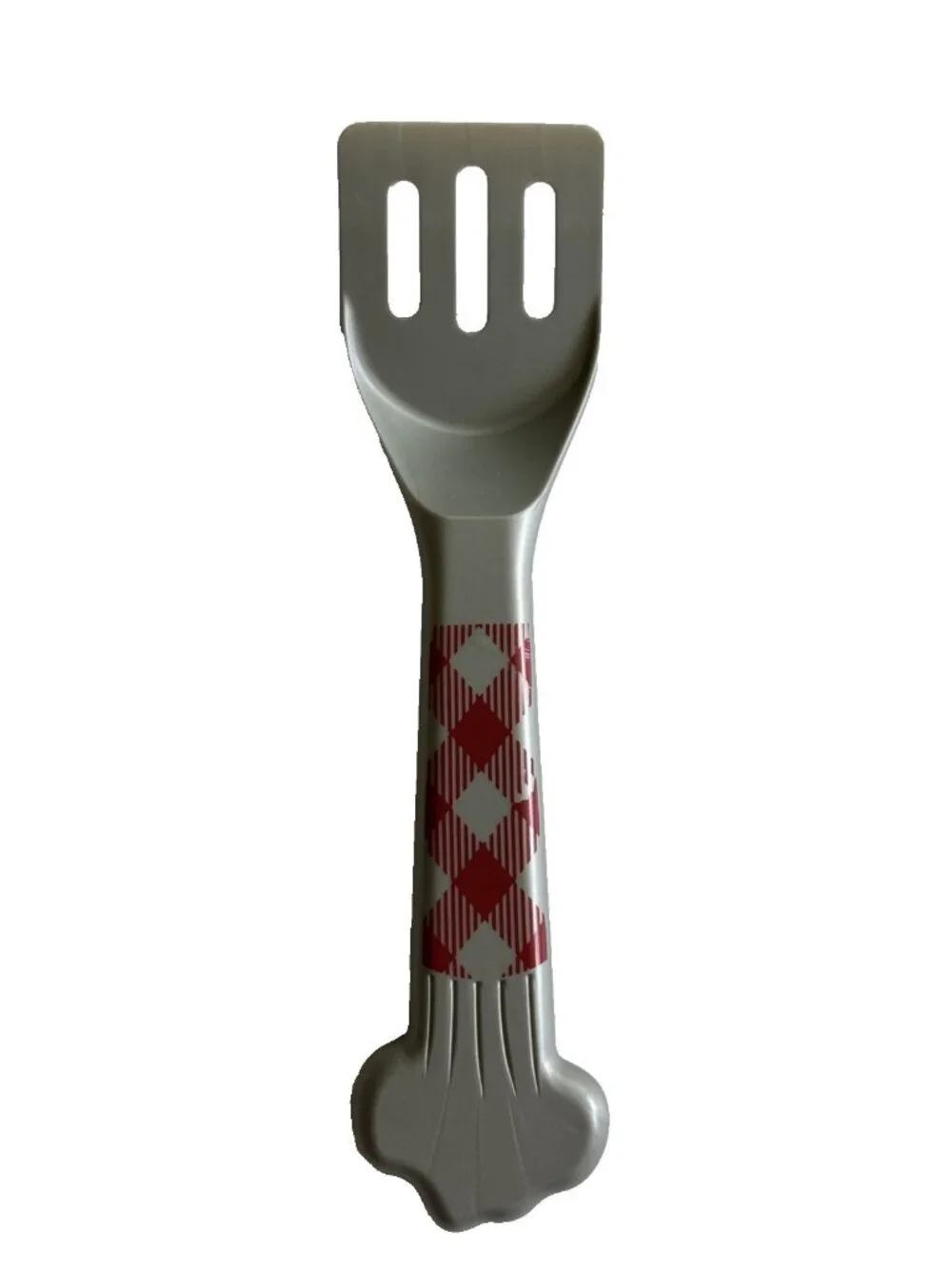Educational Insights Pancake Pile Up Replacement Gray Spatula Red Plaid Toy Part